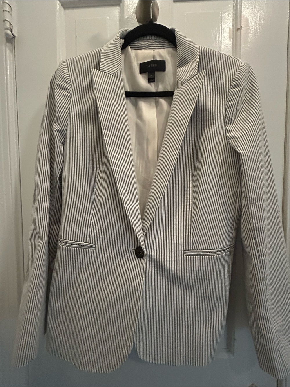 J. Crew Women’s Seer Sucker Blazer